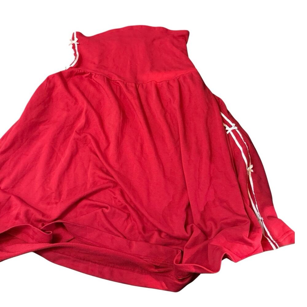 Anthropologie Daily Practice Strapless Dress Red Women's 1X